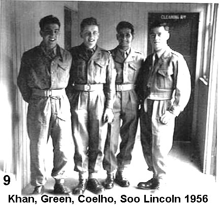 Khan, Green, Coelho and Soo in Lincoln 1956