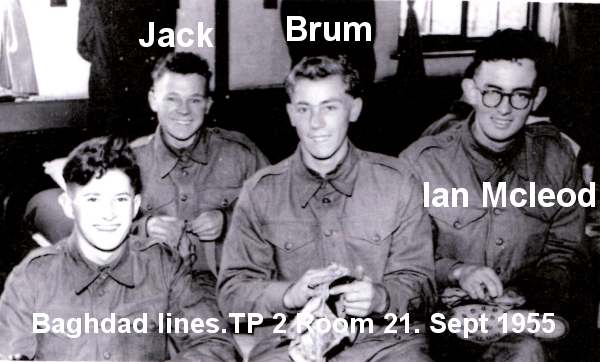 Royal Signals Baghdad lines 2TP Sept 1955