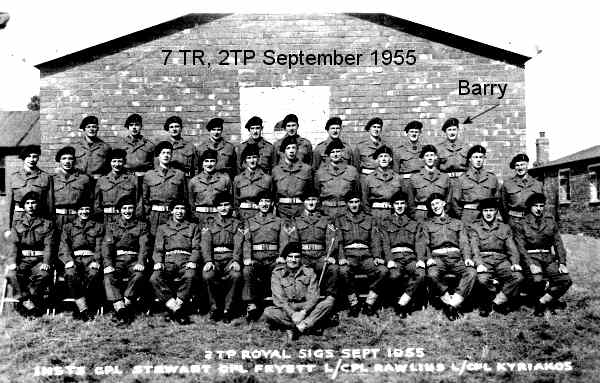 Royal Signals 7TR 2TP Sept 1955