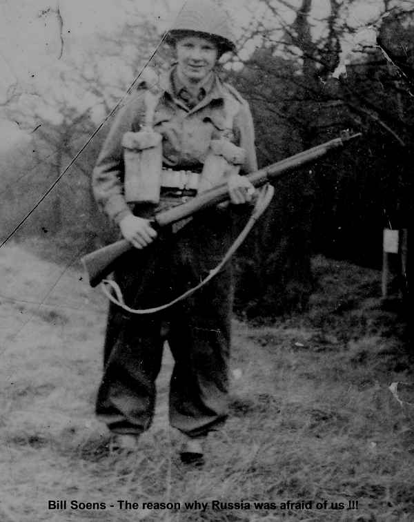 Bill Soens on guard