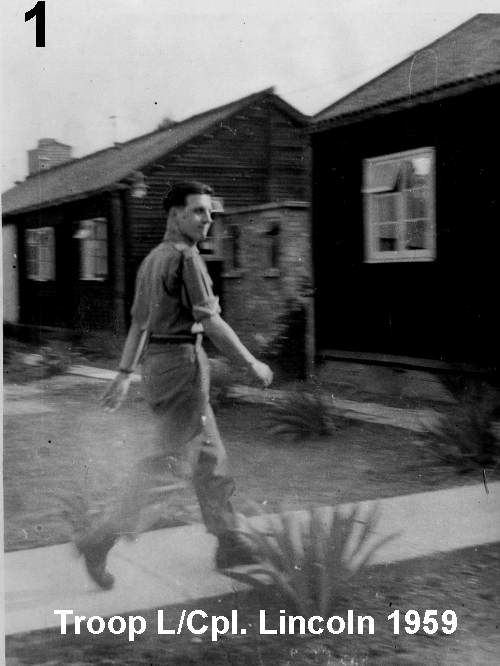 A troop L/Cpl  in Lincoln 1959