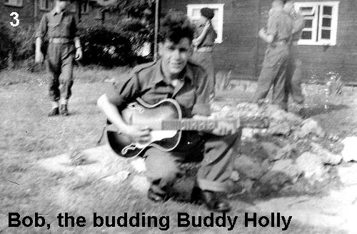Bob Hedaux playing the guitar