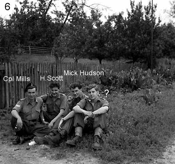 Royal Signals. Lads having a rest