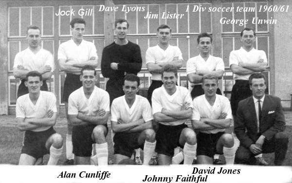 Royal Signals 1 Div soccer team Verden 1960/61