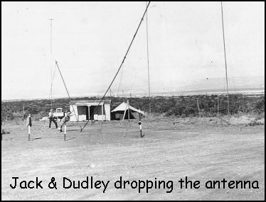 Jack & Dudley dropping the antenna