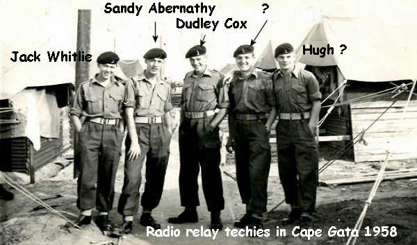 Radio Relay techies Cape Gata 1958