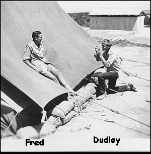 Dudley photographing Fred