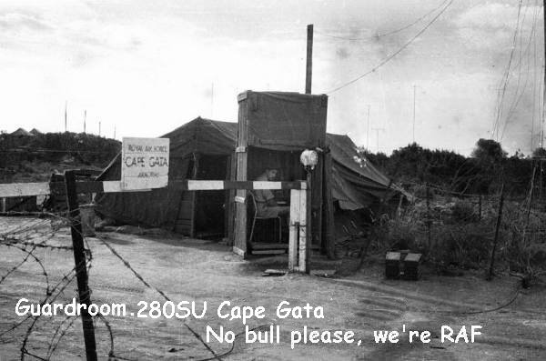 RAF Capa Gata gaurdroom