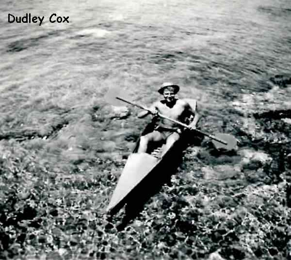 Dudley in his kayak
