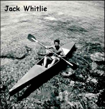 jack Whiylie in his kayak