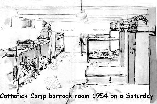4 training regiment hut on a Saturday afternoon