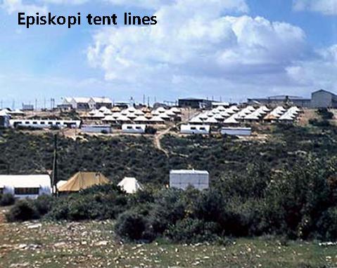 Episkopi tent lines