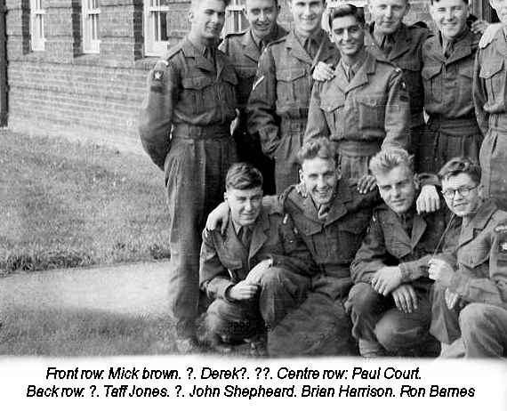 Royal Signals Catterick camp 1956