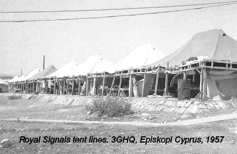 Tent lines 3GHQ Episkopi