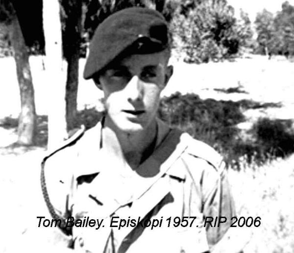 Royal Signals. tom bailey (RIP 2006) Episkopi 1957