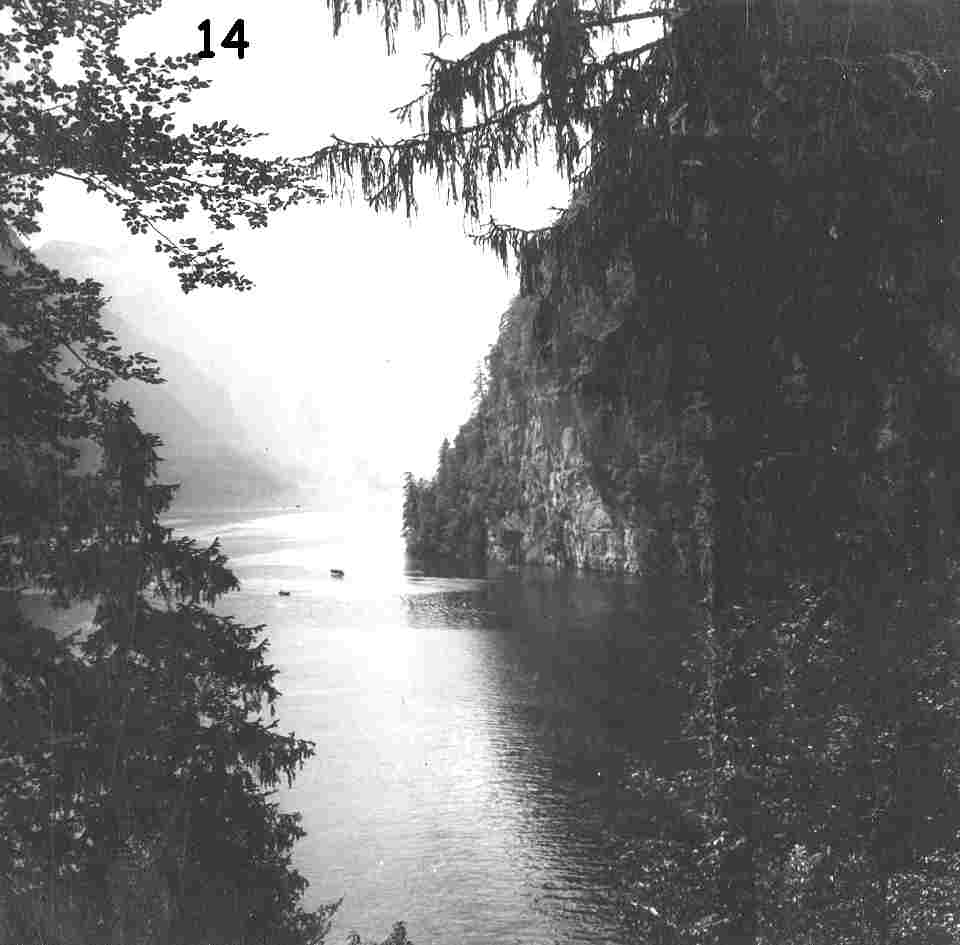 The Königssee is a natural lake