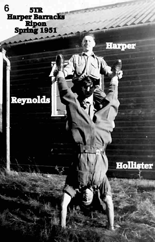 Royal Signals, 5 training regiment   Harper barracks Ripon 1950
