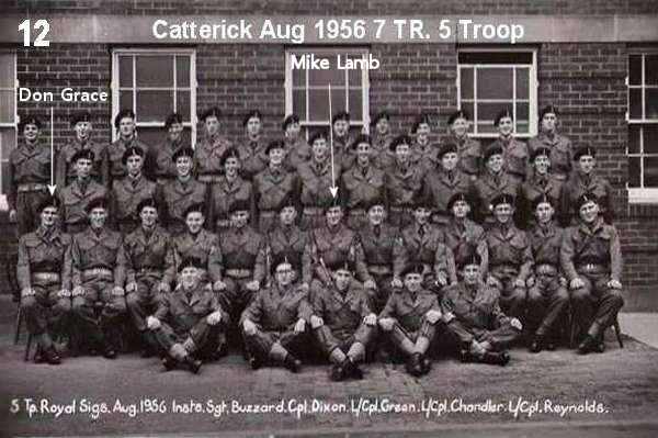 Royal Signals 5 Troop August 1956