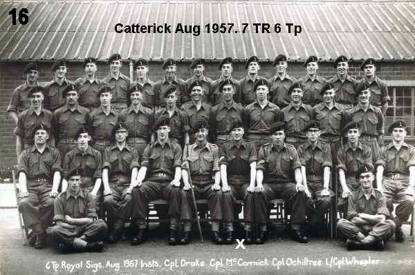 Royal Signals 6 Troop August 1957
