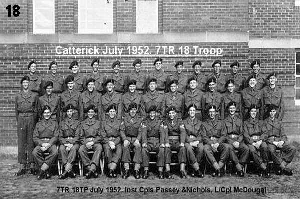 Royal Signals 18 Troop July 1952