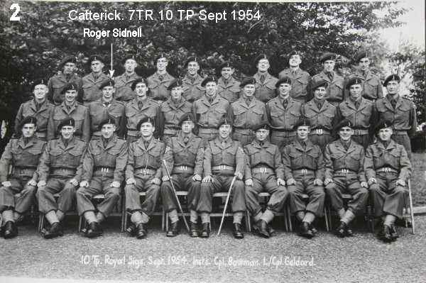Royal Signals 10 Troop September 1954