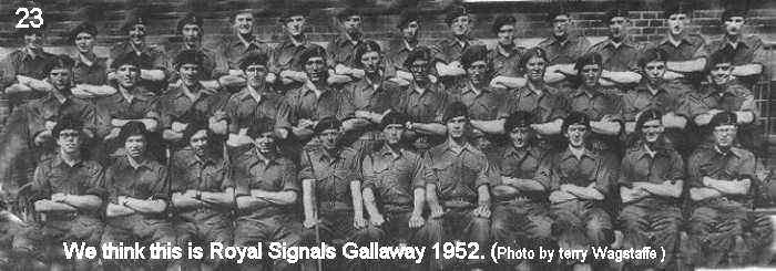 Royal Signals Gallawy 1952 ?