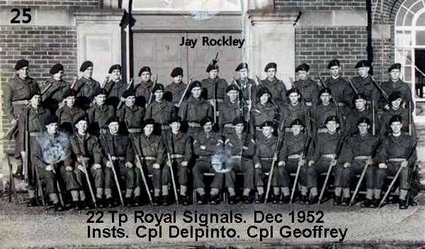Royal Signals 22 Troop December 1952
