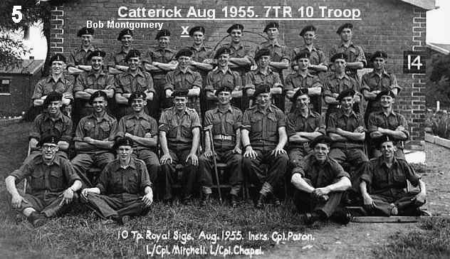 Royal Signals 10 Troop August 1955