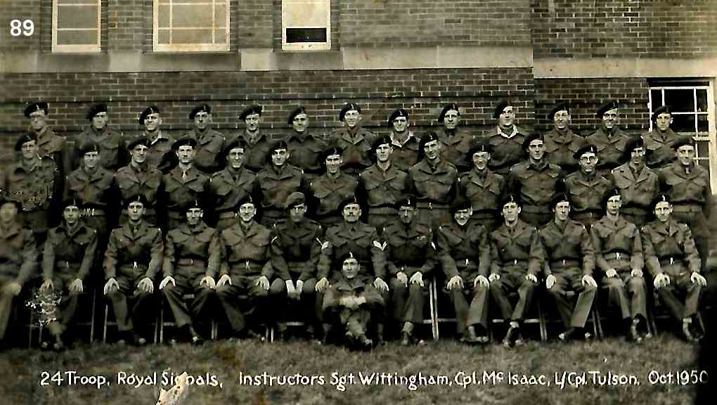 Royal Signals 7TR 24 Tp Oct 1950