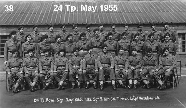 Royal Signals 24 Troop May 1955