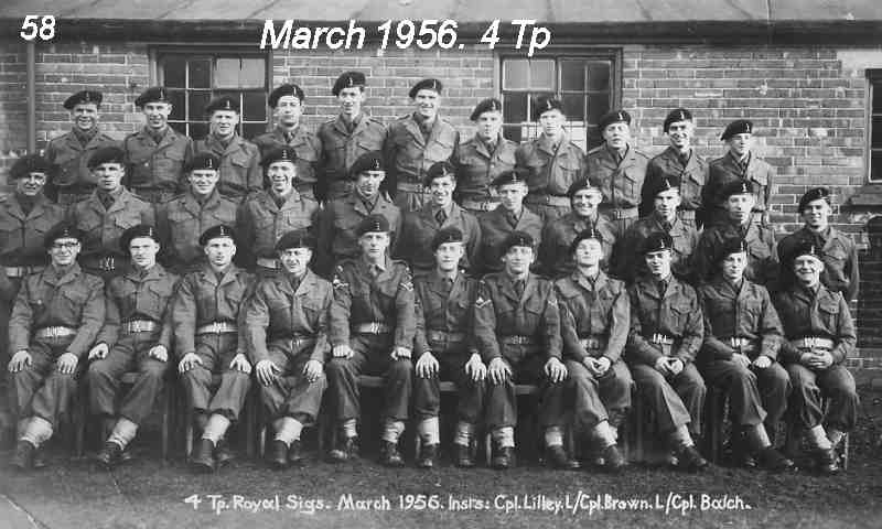 March 1956. 4 troop