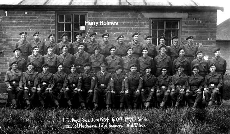 Royal Signals catterick. 7 training regiment 1954 to 1956