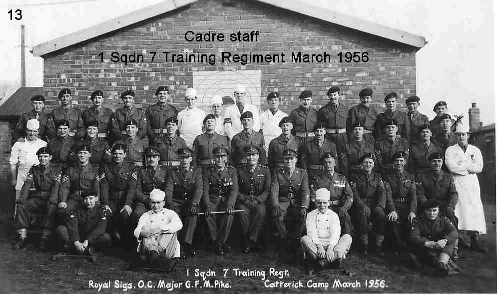 Royal Signals catterick. 7 training regiment 1954 to 1956