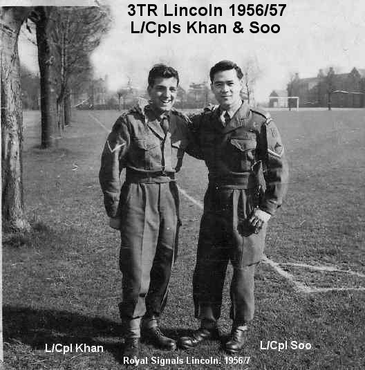 3 Training Regiment Royal Signals Lincoln 1956/57